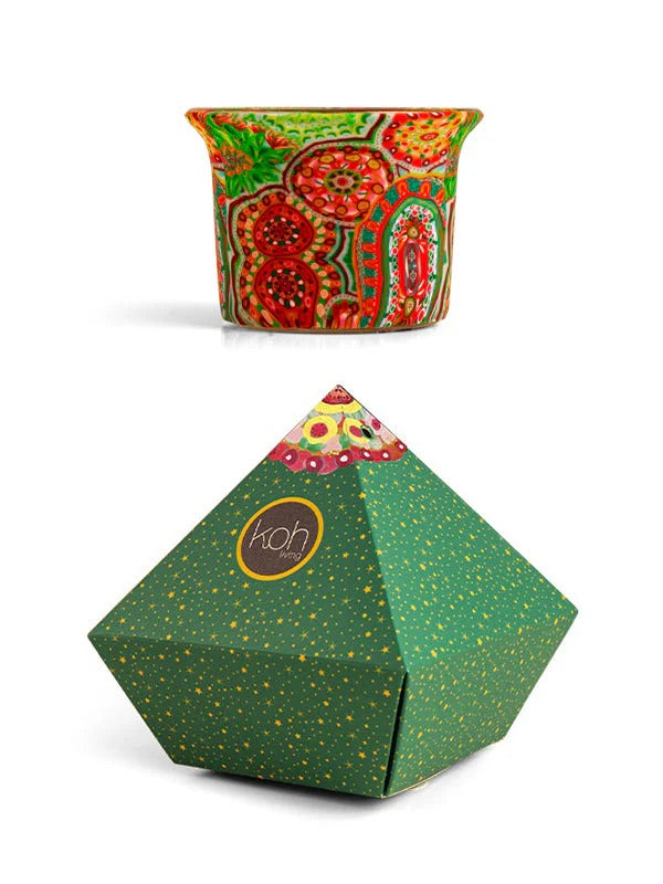 Aboriginal The Gift Pyramid Votive Gift Box