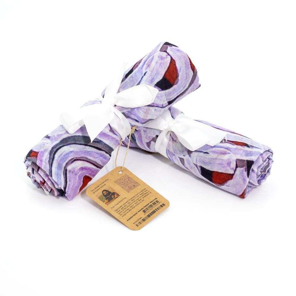 Muslin Baby Swaddle by Cedric Varcoe