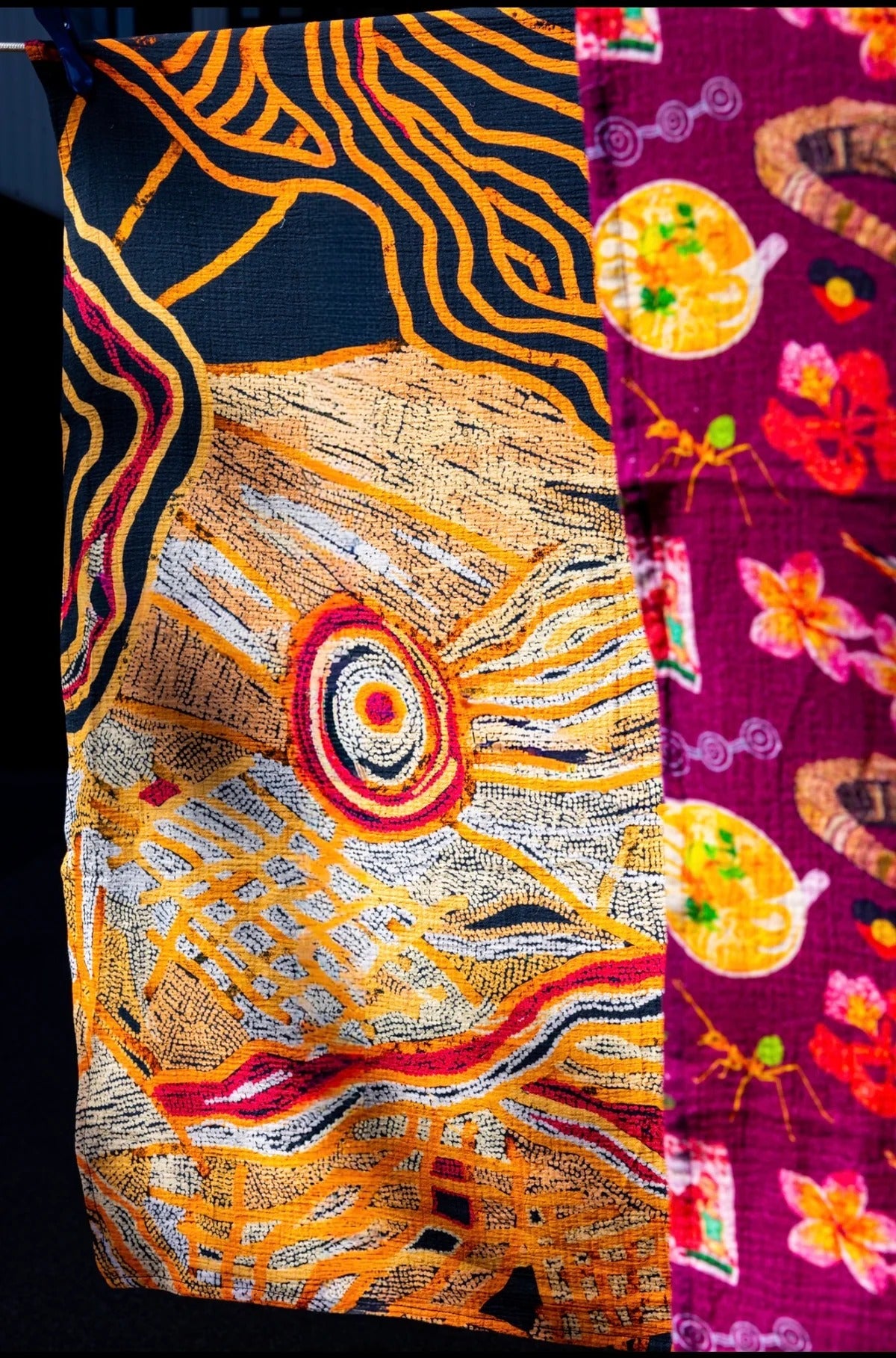 Aboriginal Muslin Baby Wrap - Larrakia Country