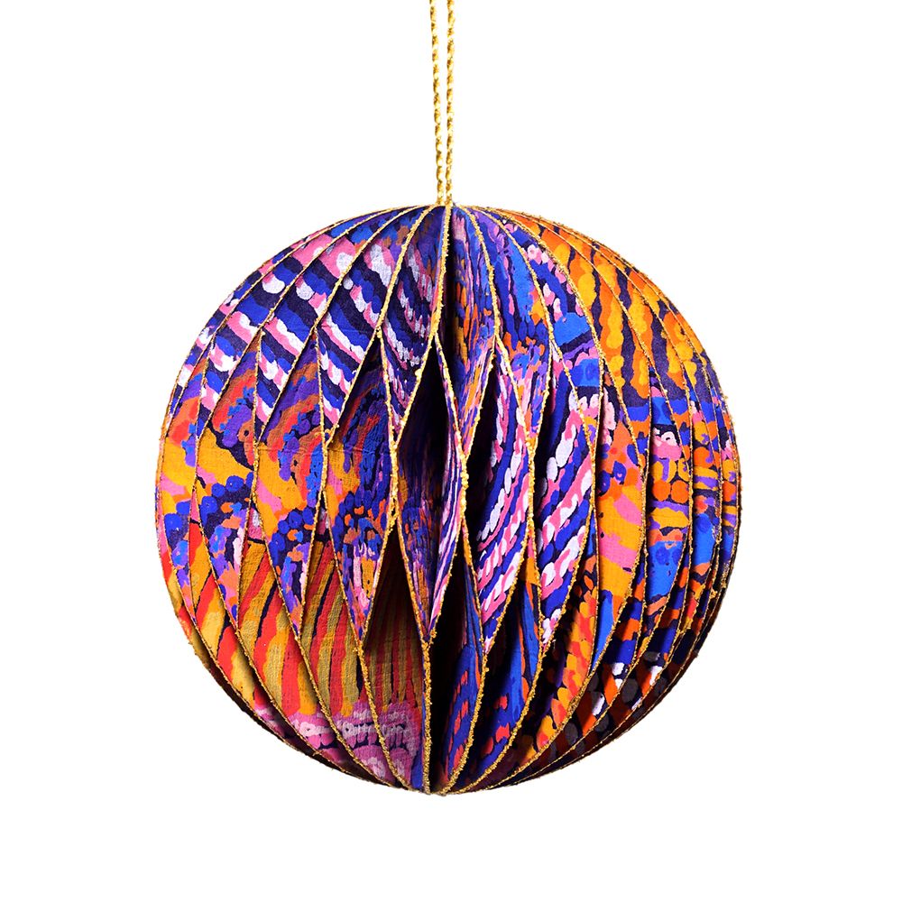 Honeycomb Christmas Ball by Nora Davidson