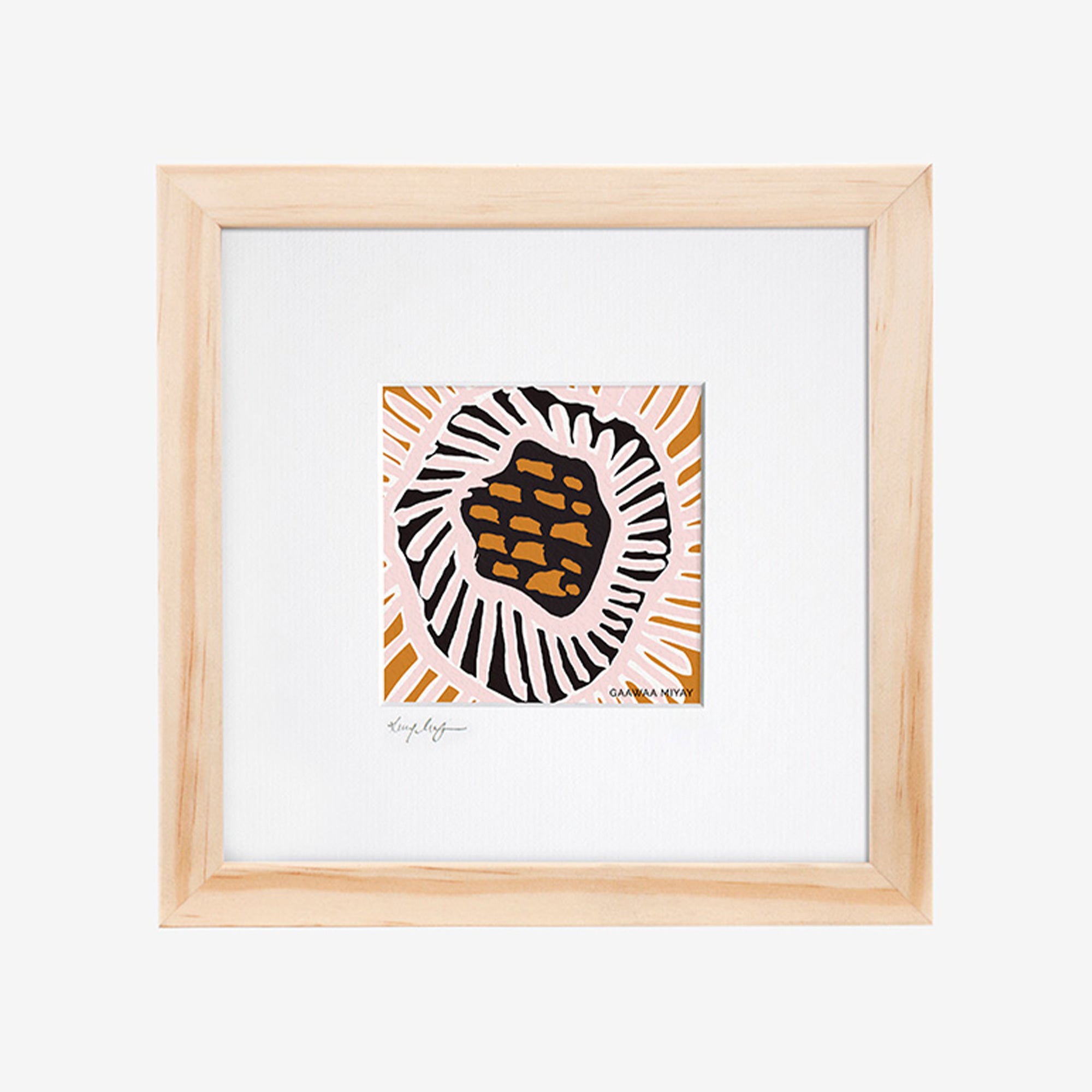 Framed Print - Yarraggaa Mayrah (Yellow Dots)