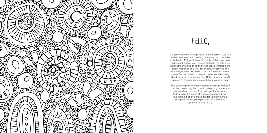 Mulganai: A First Nations Colouring Book by Emma Hollingsworth