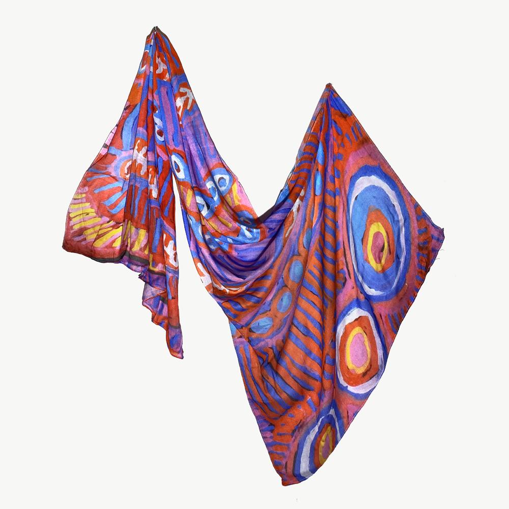 Organic Cotton Scarf by Murdie Nampijinpa Morris
