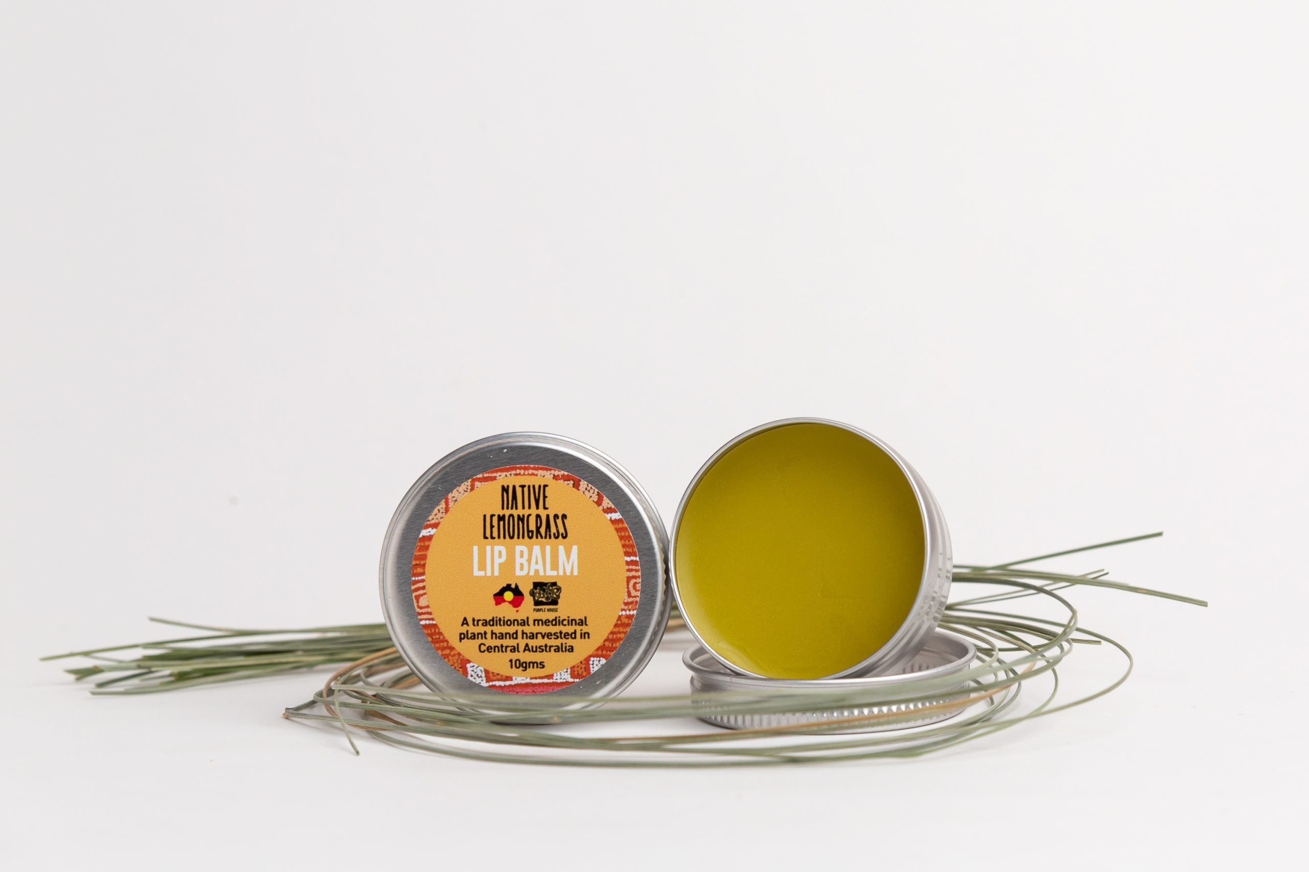 Native Lemongrass Lip Balm 10g by Bush Balm